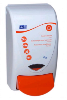 Dávkovač DEB - dezinfekcia, červený 1000 ml