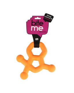 Hračka EBI+  Dawg science, plávajúca, aportovacia, oranžová M - 20x19x2,5cm