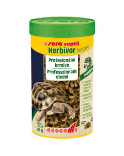 Sera Reptil Professional Herbivor Nature krmivo pre rastlinožravé reptílie, suchozemské korytnačky a leguány 250 ml