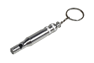 BAFPET Píšťalka, kovová Farba: Strieborná