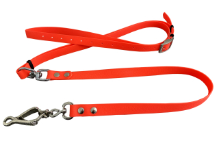 BAFPET Vodítka vypouštěcí POLYTRACE s klešť. karabinou Barva: Oranžová, Rozměr: 20mm x 175cm 13525K