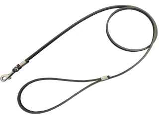 BAFPET Kožená vôdzka GRAZL, hladká Farba: Čierna, Rozmer: 7mm x 120cm 14201