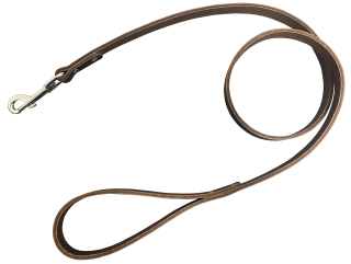 BAFPET Kožené vodítko GRAZL, zdobené Barva: Hnědá, Rozměr: 16mm x 120cm 14203V