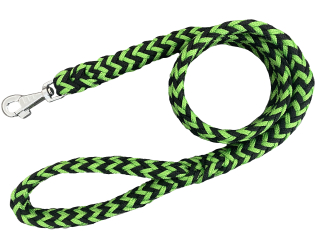 BAFPET Pletená lanová vôdzka HUGO Farba: Zelená, Rozmer: 20 mm x 150 cm | 17209