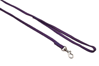 BAFPET Popruhová vodítka NYLON, jednobarevná Barva: Fialová, Rozměr: 10mm x 130cm 18202