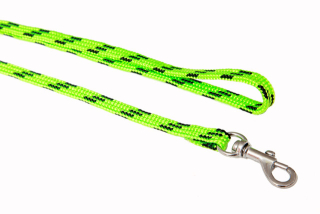 BAFPET Vodítka popruhová NYLON, barevno-černé Barva: Zelená, Rozměr: 10mm x 130cm 18202