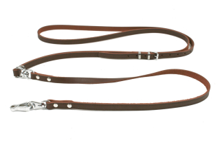 BAFPET Vypúšťacia vôdzka, hladká Farba: Hnedá, Dĺžka: 12mm x 185cm 50024