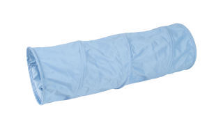 Tunel pre mačky šusťák 100 x 30 cm modrá