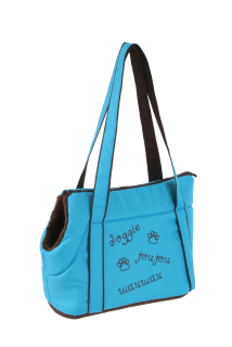 Taška Doggie 30 cm modrá