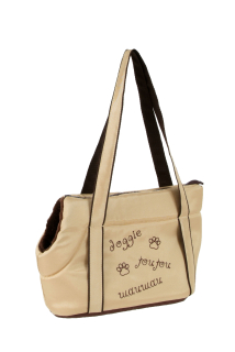 Taška Doggie 40 cm béžová