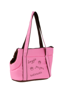 Taška Doggie 40 cm růžová
