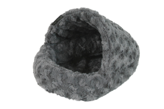 Pelíšek hlodavci Papuče Fuzzy šedá