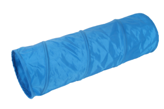 Tunel pre mačky 80 x 25 cm modrá