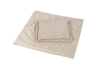 Záclonky do výstavních klecí 70 x 70 cm béžová