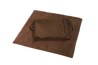 Záclonky do výstavních klecí 70 x 140 cm hnědá