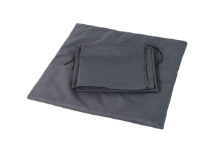 Záclonky do výstavních klecí 70 x 140 cm šedá