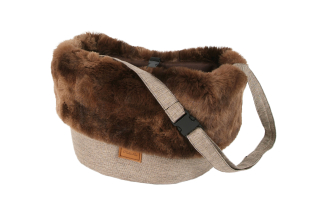 Taška Fox světle hnědá