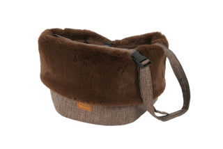 Taška Fox tmavě hnědá