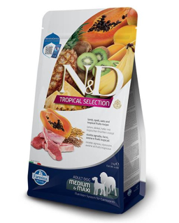 Farmina N&D dog TROPICAL SELECTION (AG) adult maxi & medium, lamb 10 kg