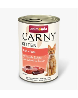 Animonda CARNY® cat Adult hovädzie mäso a morka bal. 12 x 400 g konzerva
