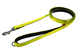BAFPET Popruhová vodítka, NEON Barva: Žlutá, Rozměr: 15mm x 150cm 18208N