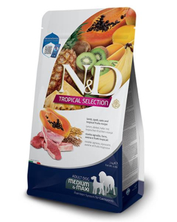 Farmina N&D dog TROPICAL SELECTION (GF) adult max & medium, lamb 2 kg