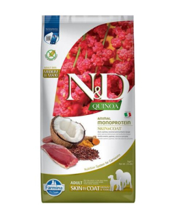 Farmina N&D dog QUINOA (GF) adult medium & maxi, skin & coat, duck & coconout 7 kg