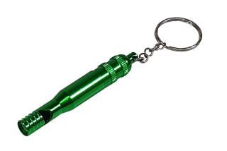 BAFPET Píšťalka, kovová Farba: Zelená