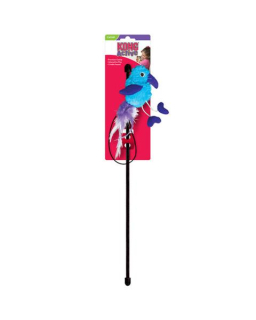 Hračka Kong Cat Teaser Feather Assorted Ukazovadlo s hračkou, polypropylene