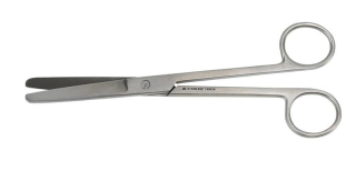 Nožnice chirurgické KRUUSE rovné T/T 145 mm