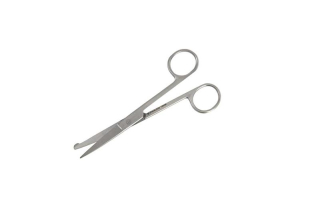 Nožnice chirurgické KRUUSE ošetrovateľské rovné 140 mm