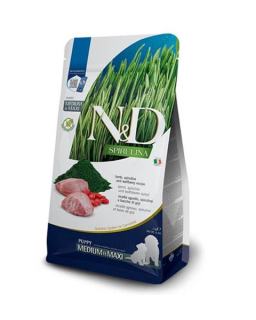 Farmina N&D dog SPIRULINA (GF) puppy medium & maxi, lamb 2 kg