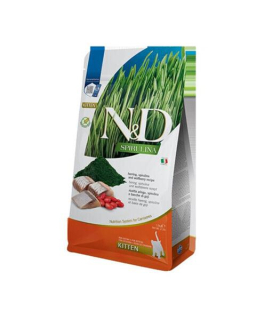 Farmina N&D cat SPIRULINA (GF) kitten, herring 1,5 kg