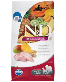 Farmina N&D dog TROPICAL SELECTION (AG) adult medium & maxi, chicken 2 kg