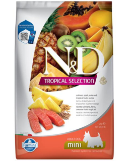 Farmina N&D dog TROPICAL SELECTION (AG) adult mini, salmon 5 kg