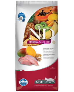 Farmina N&D cat TROPICAL SELECTION (AG) adult, chicken 10 kg