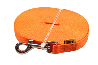 BAFPET Stopovacia vôdzka, popruh Farba: Oranžová, Dĺžka: 20mm x 1000cm 18010