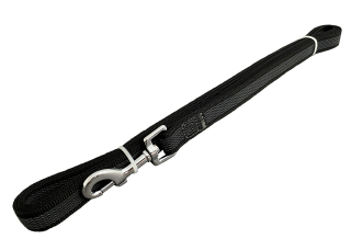 BAFPET Pogumovaná stopovacia vôdzka Farba: Čierna, Dĺžka: 20mm x 300cm 18515