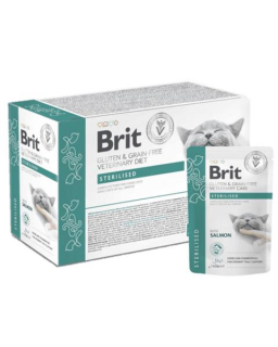 Brit VD Gluten & Grain-Free Cat Pouch Fillets in Gravy Sterilised 12 x 85 g