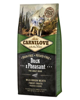Carnilove dog Grain Free Adult  Duck & Pheasant 12 kg