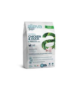 Alleva HOLISTIC cat hairball chicken & duck & sugarcane fiber & aloe vera 5 kg