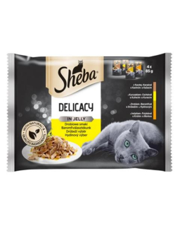 Mars SHEBA kapsička Hydinový výber v želé 4 x 85 g