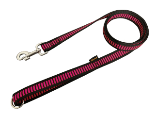 BAFPET Popruhová vodítka ŽEBŘÍK Barva: Růžová, Rozměr: 20mm x 150cm 18211Z