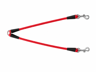BAFPET Lanové rozdvojky SPIRÁLA Barva: Červená, Rozměr: 10mm x 40cm 15282