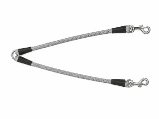 BAFPET Lanové rozdvojky SPIRÁLA Barva: Šedá, Rozměr: 10mm x 40cm 15282