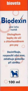 Biodexin ušné lotio sol. s chlorhexidínom 100 ml