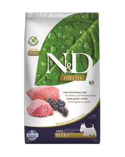 Farmina N&D dog PRIME (GF) adult mini, lamb & blueberry 2,5 kg