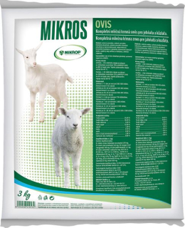 MIKROS OvisMilk mlieko pre jahňatá a kozľatá okyslené 25 kg