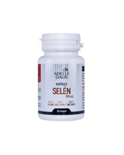 Selén cps. 60 x 200 mcg Adelle Davis