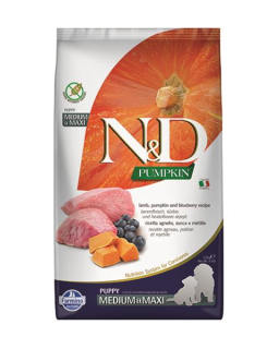Farmina N&D dog PUMPKIN (GF) puppy medium & maxi, lamb & blueberry 2,5 kg